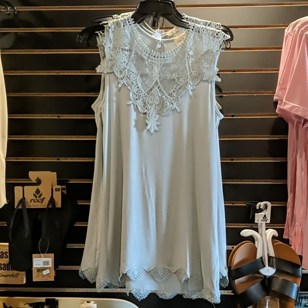 Tank top ( blueish/grey)